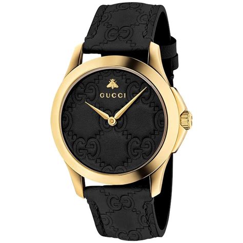 gucci g-gucci black dial ladies watch|ernest jones Gucci watches ladies.